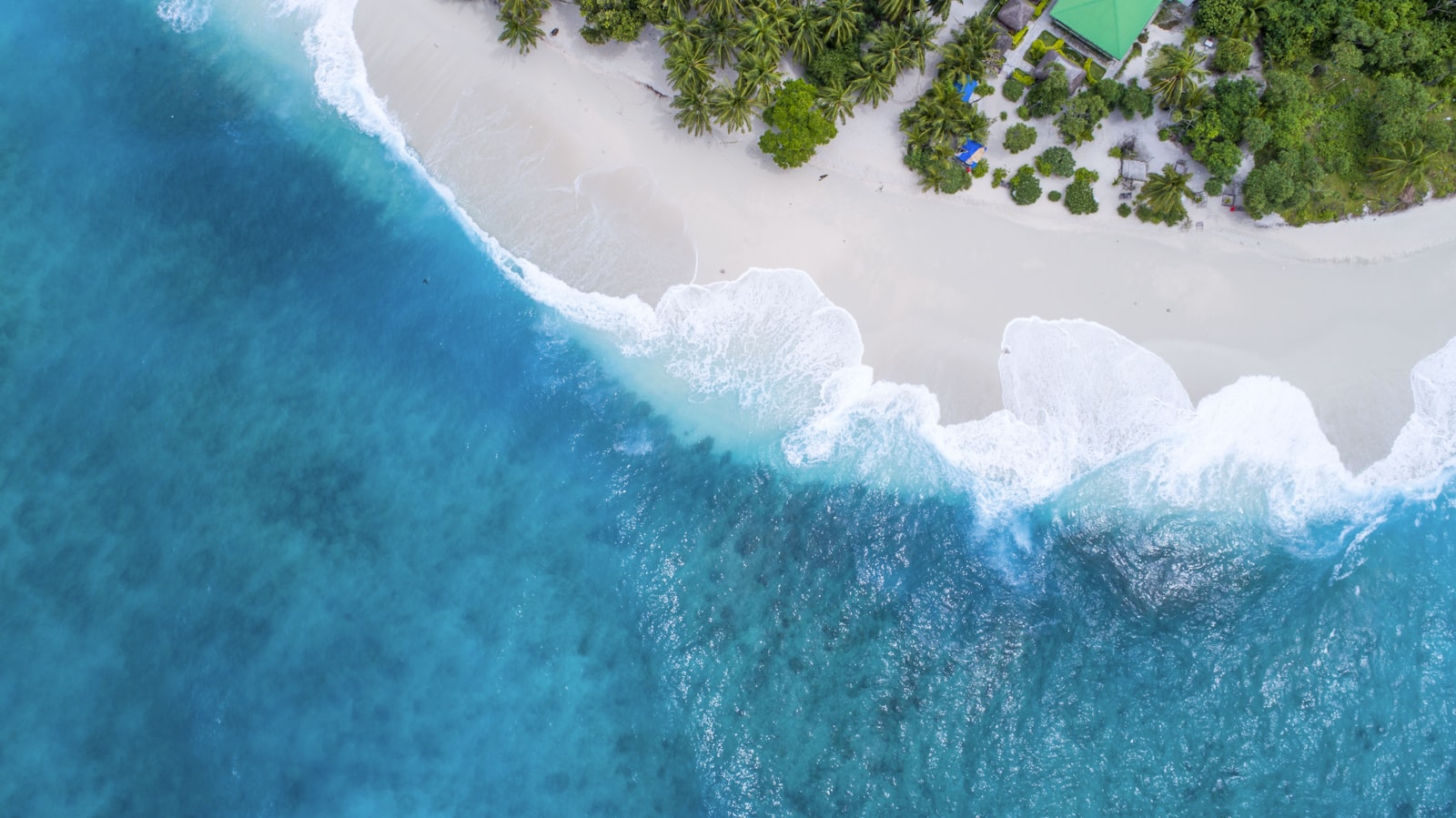 Turquoise water and a quiet Mediterranean shoreline